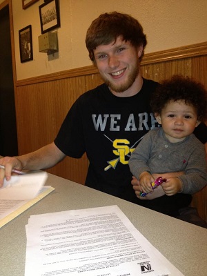 Johnson signing 1