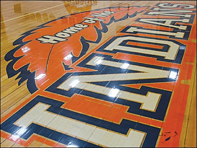 150515 Roseburg Indians gym floor